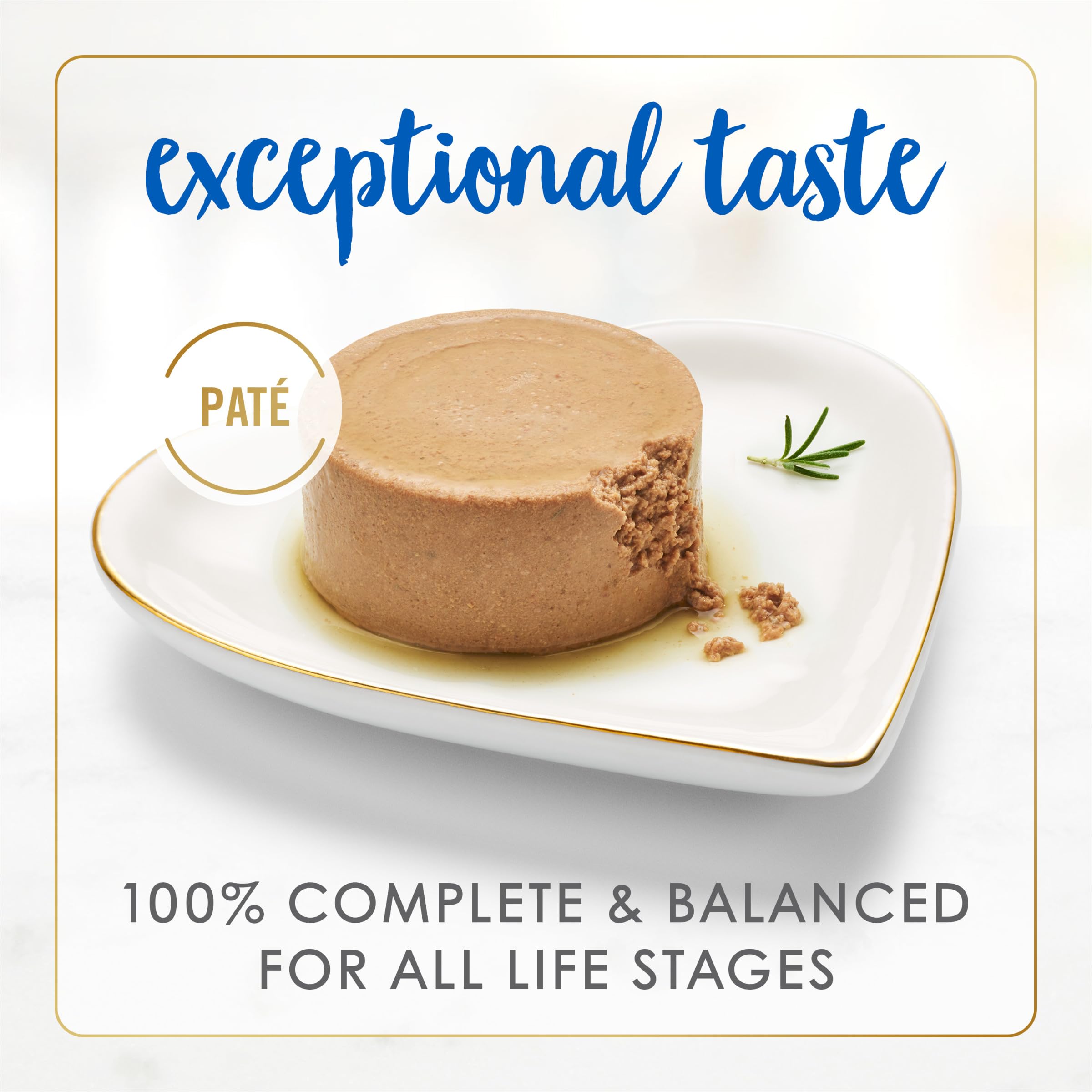 Fancy Feast boîte ouverte pâté poisson blanc et thon pour appétit attiré