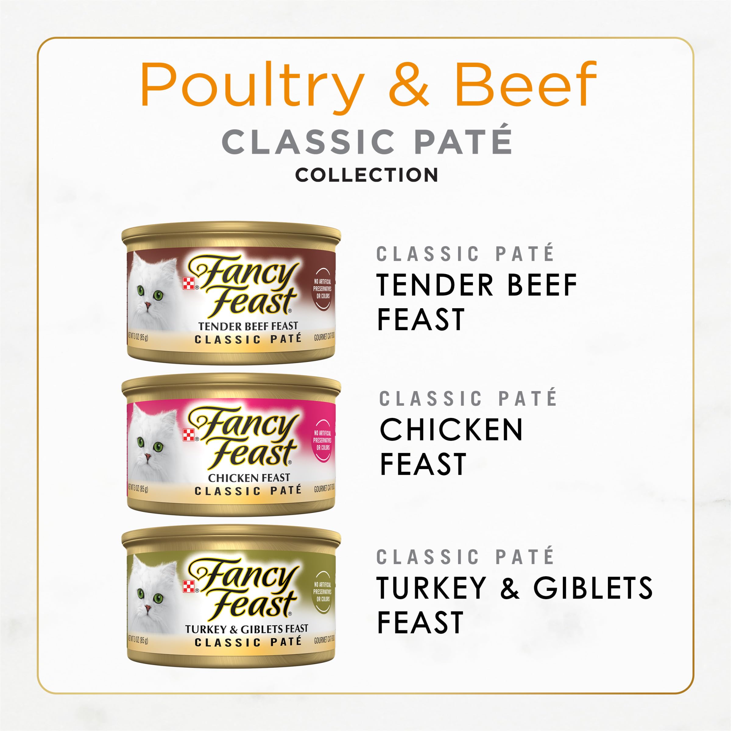 Fancy Feast pâté ouverte gros plan, texture appétissante pour stimuler l’appétit