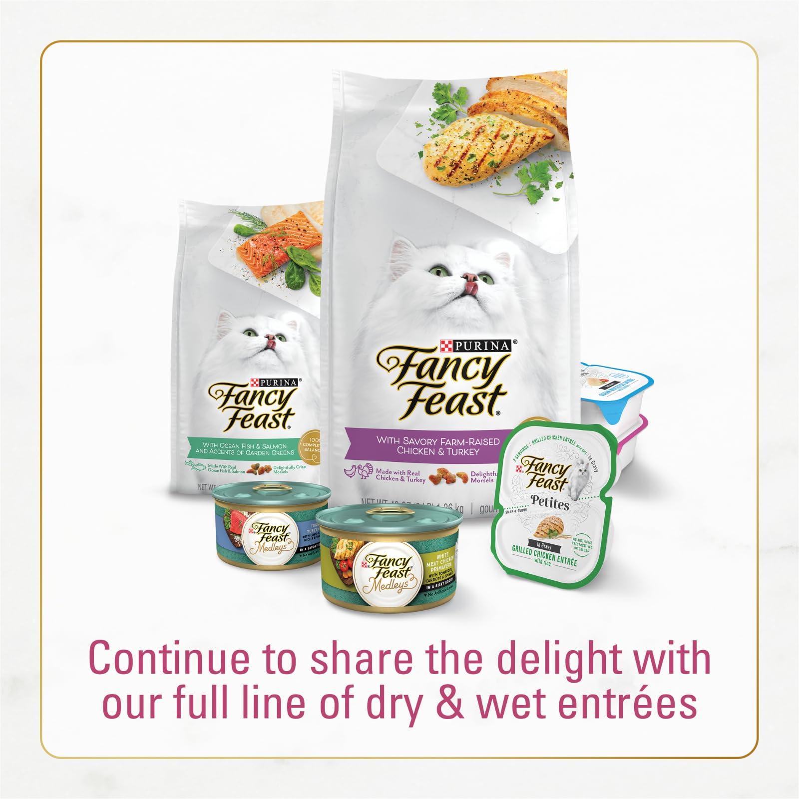 Fancy Feast pack de trois sachets pour gestion de stock et économie