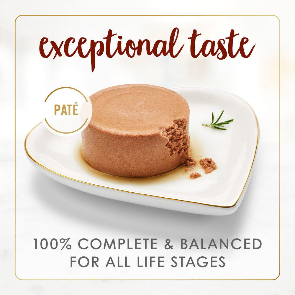 Fancy Feast close-up texture de pâté pour une ingestion facile et plaisante
