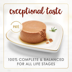 Fancy Feast close-up texture de pâté pour une ingestion facile et plaisante