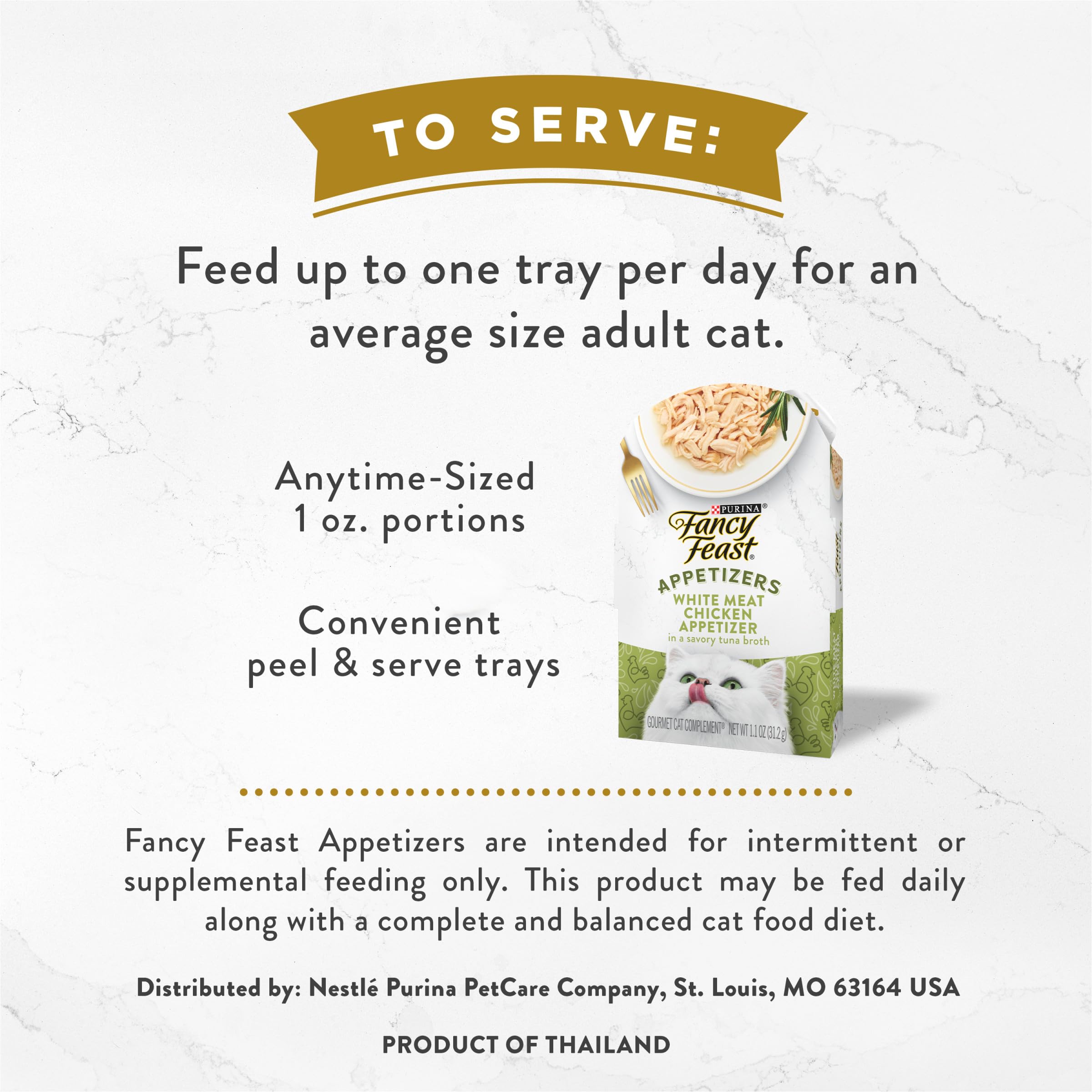 Fancy Feast plusieurs plateaux sur table pour stockage et rotation pratique