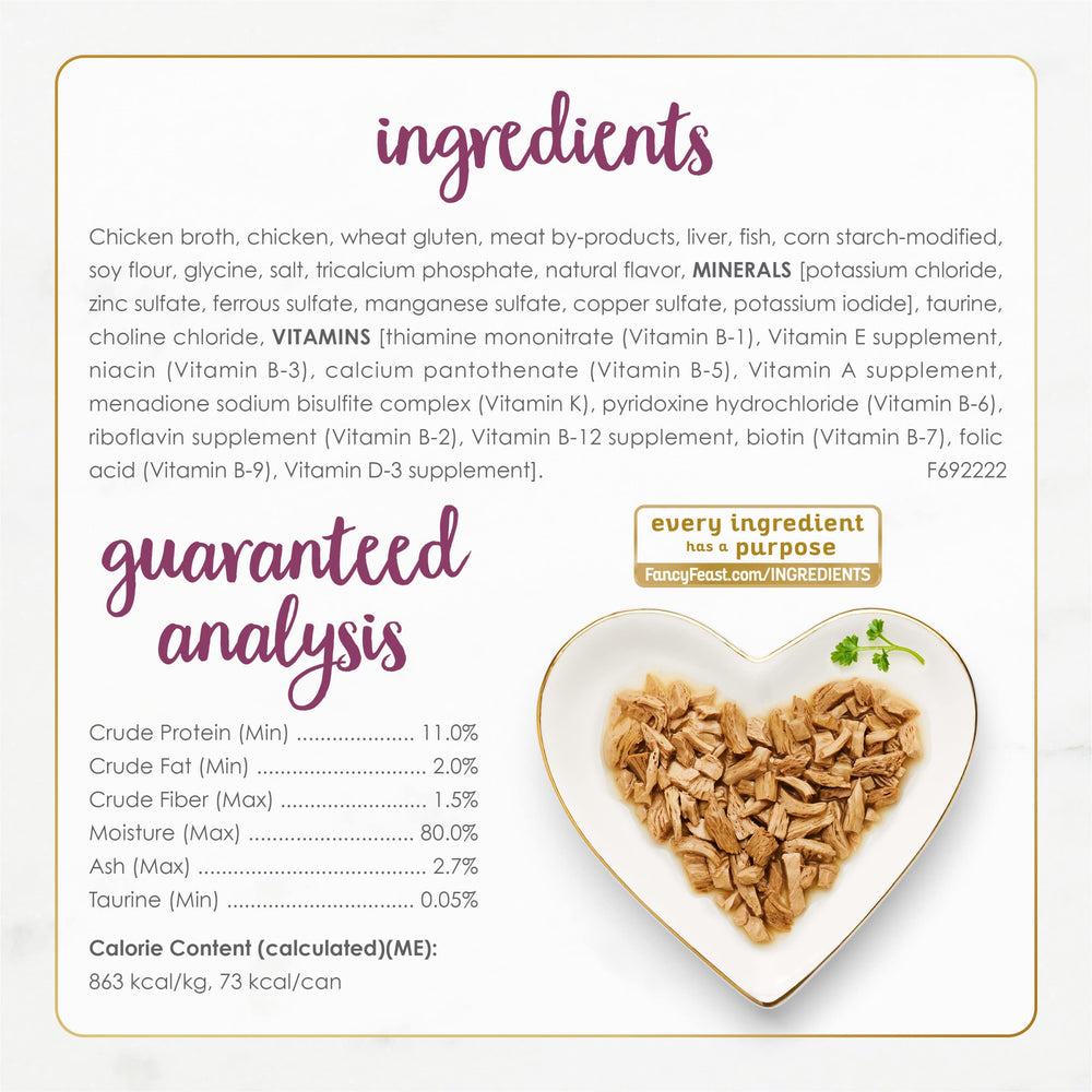 Fancy Feast Purina détail de la languette facilitant l'ouverture et le service