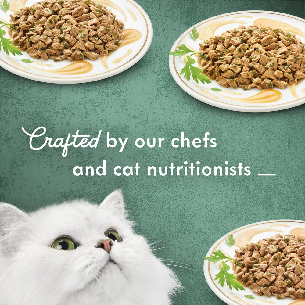 Fancy Feast Purina pack 2x12 empilé pour démontrer rangement et gestion de stock