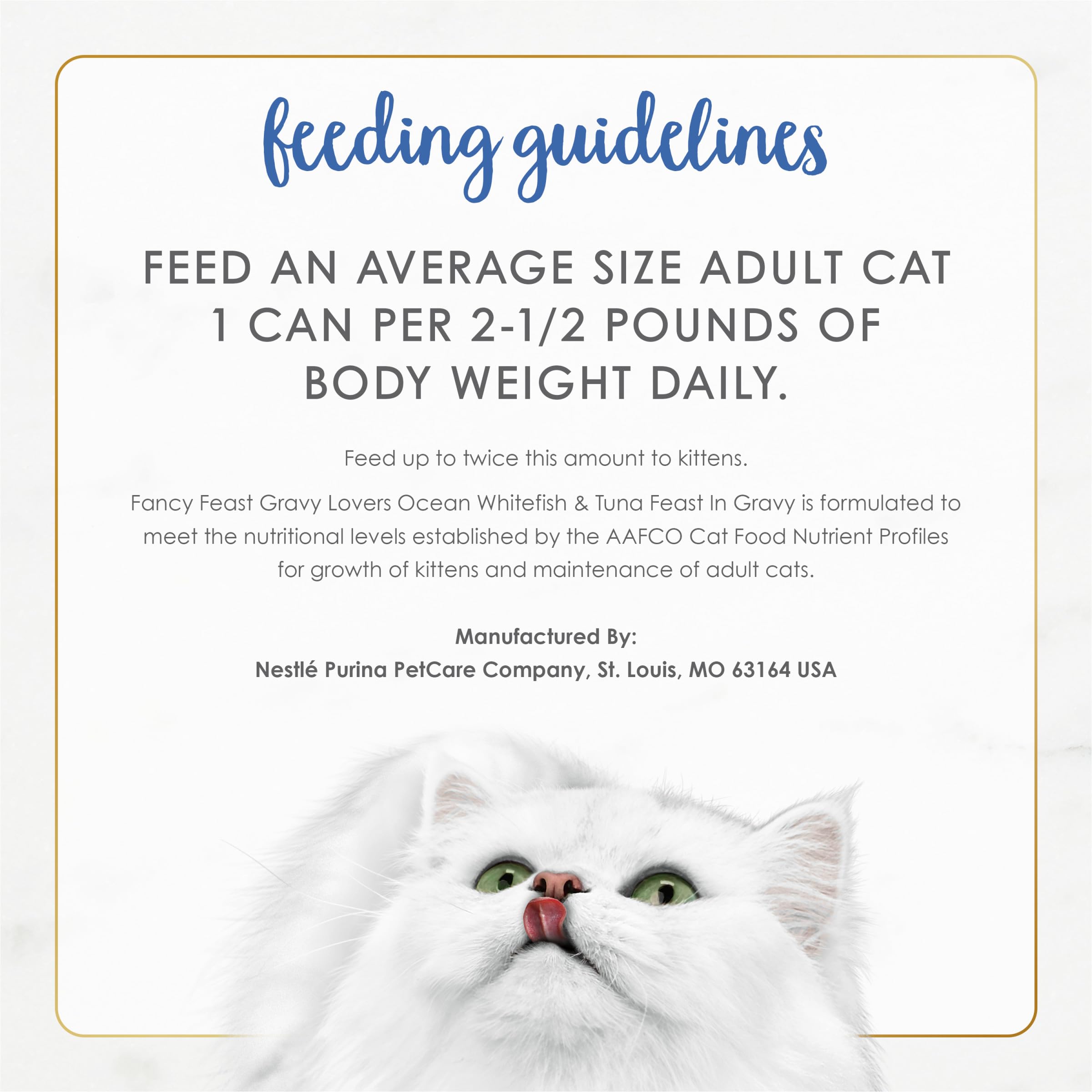 Fancy Feast Purina pack complet de 24 boîtes pour stockage pratique à la maison