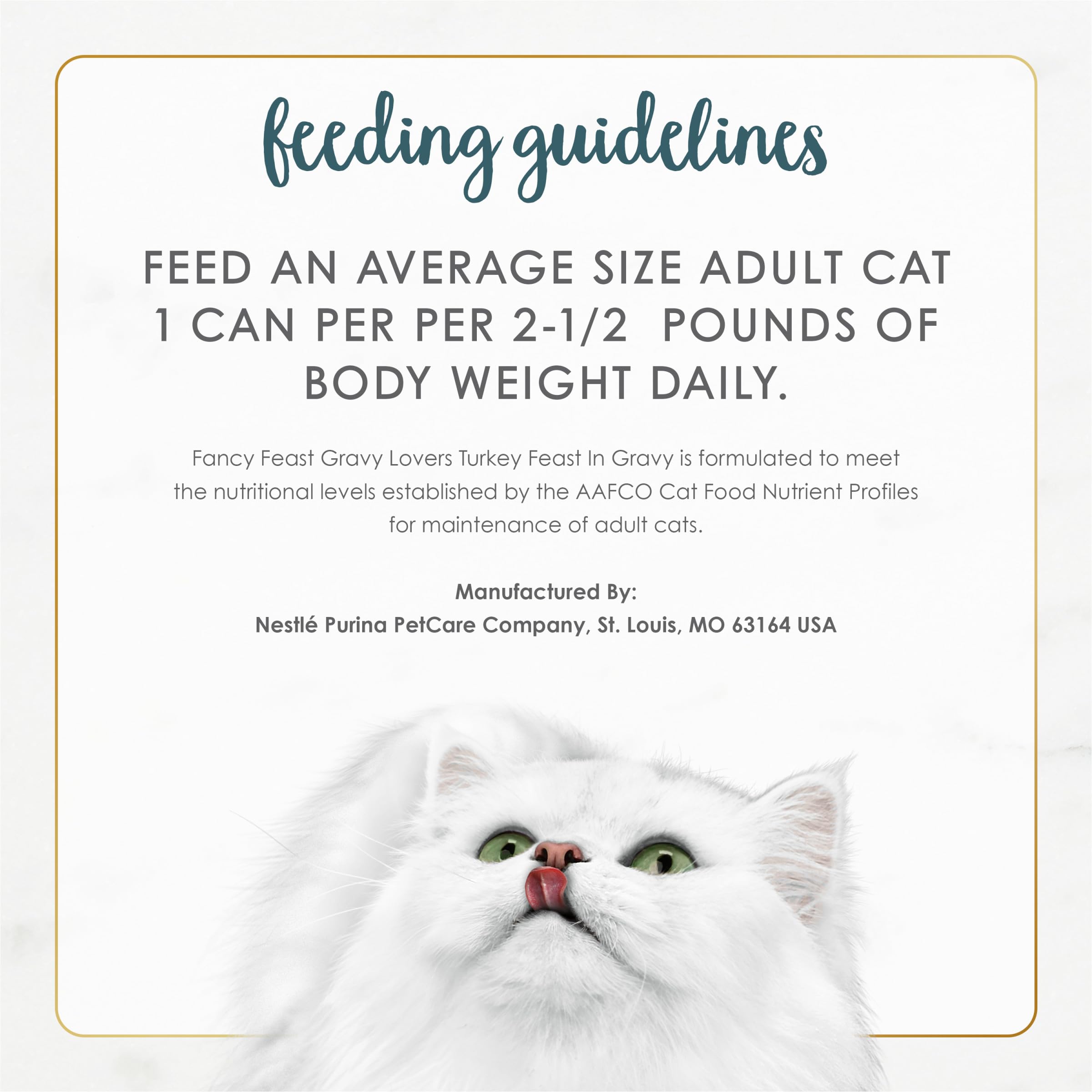 Fancy Feast Purina lot de 24 conserves illustrant quantité pratique