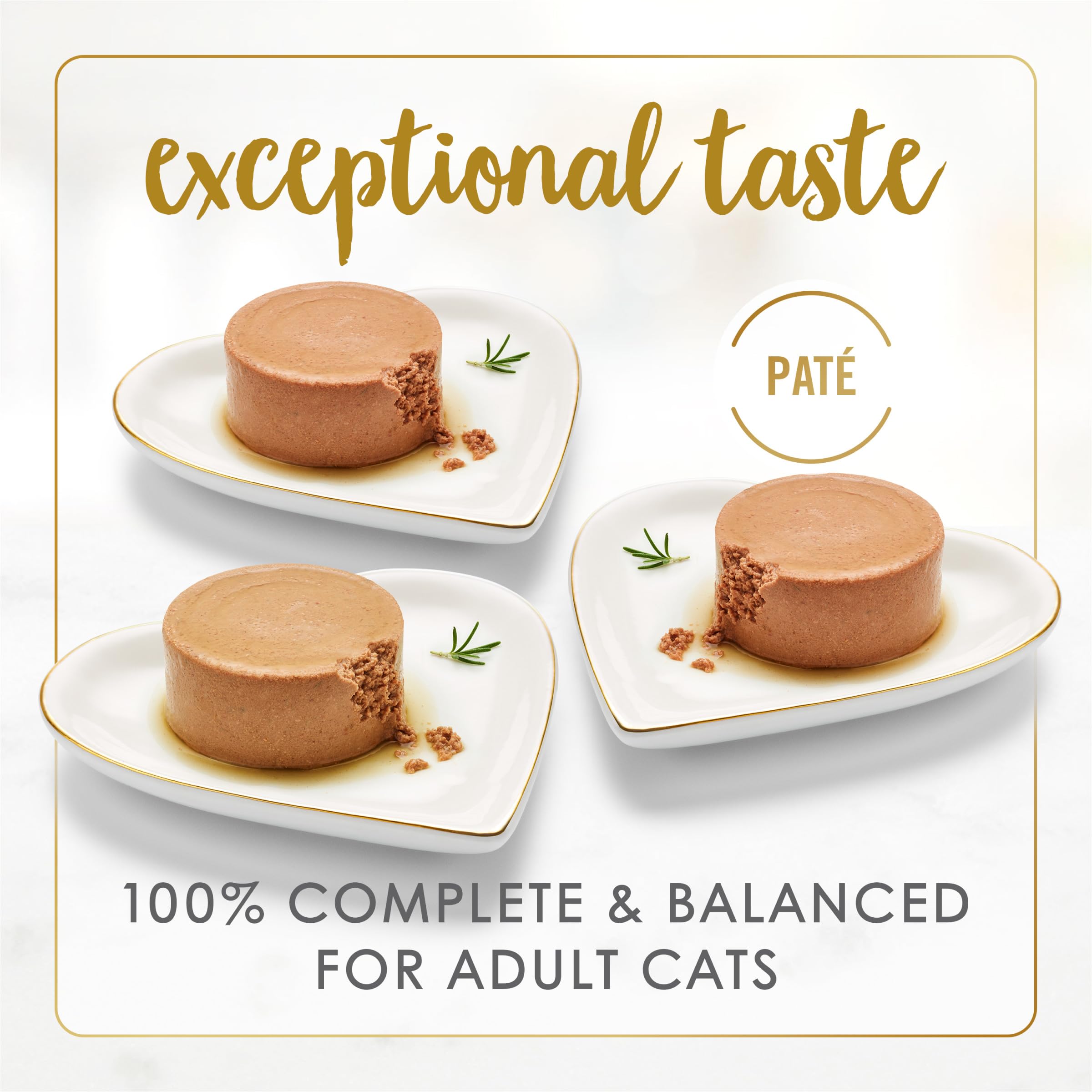 Fancy Feast Purina gros plan de la pâté onctueuse révélant sa texture appétissante