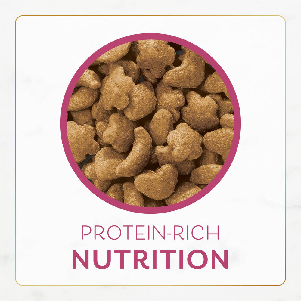 Fancy Feast sac ouvert avec fermeture montrant conservation facile