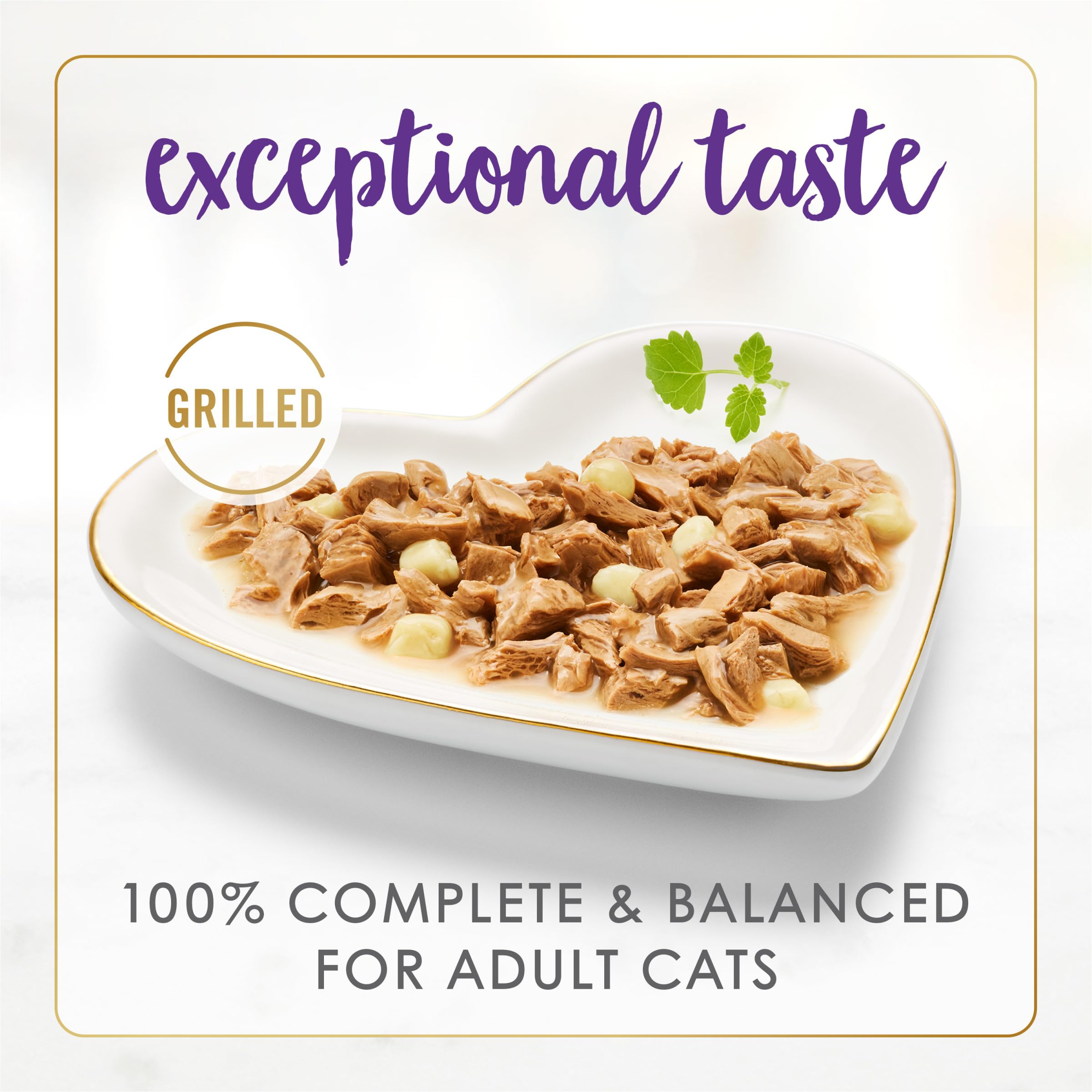 Fancy Feast sauce brillante en détail, arôme intensifié et appétence