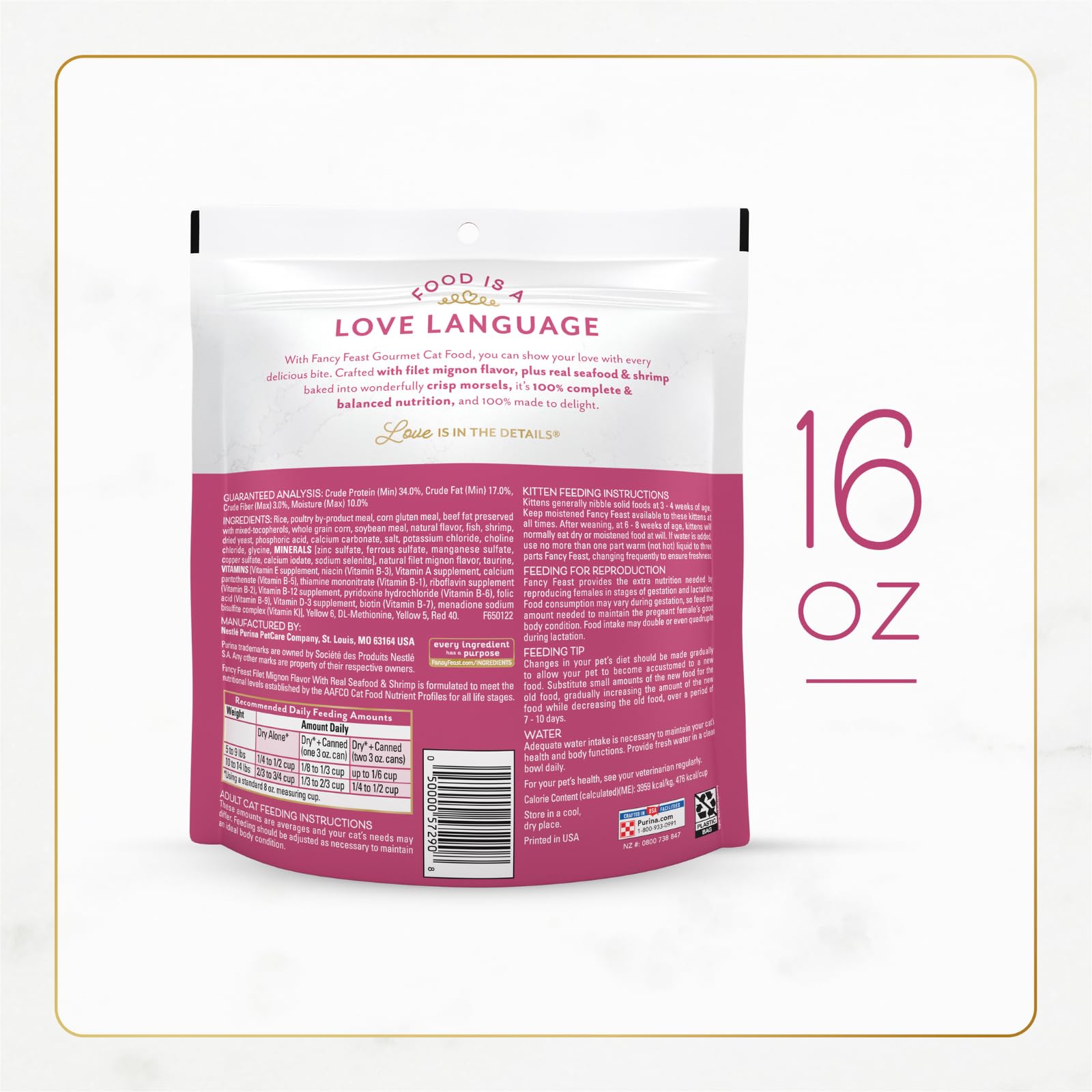 Fancy Feast texture enrobage illustrant arôme et goût amplifié