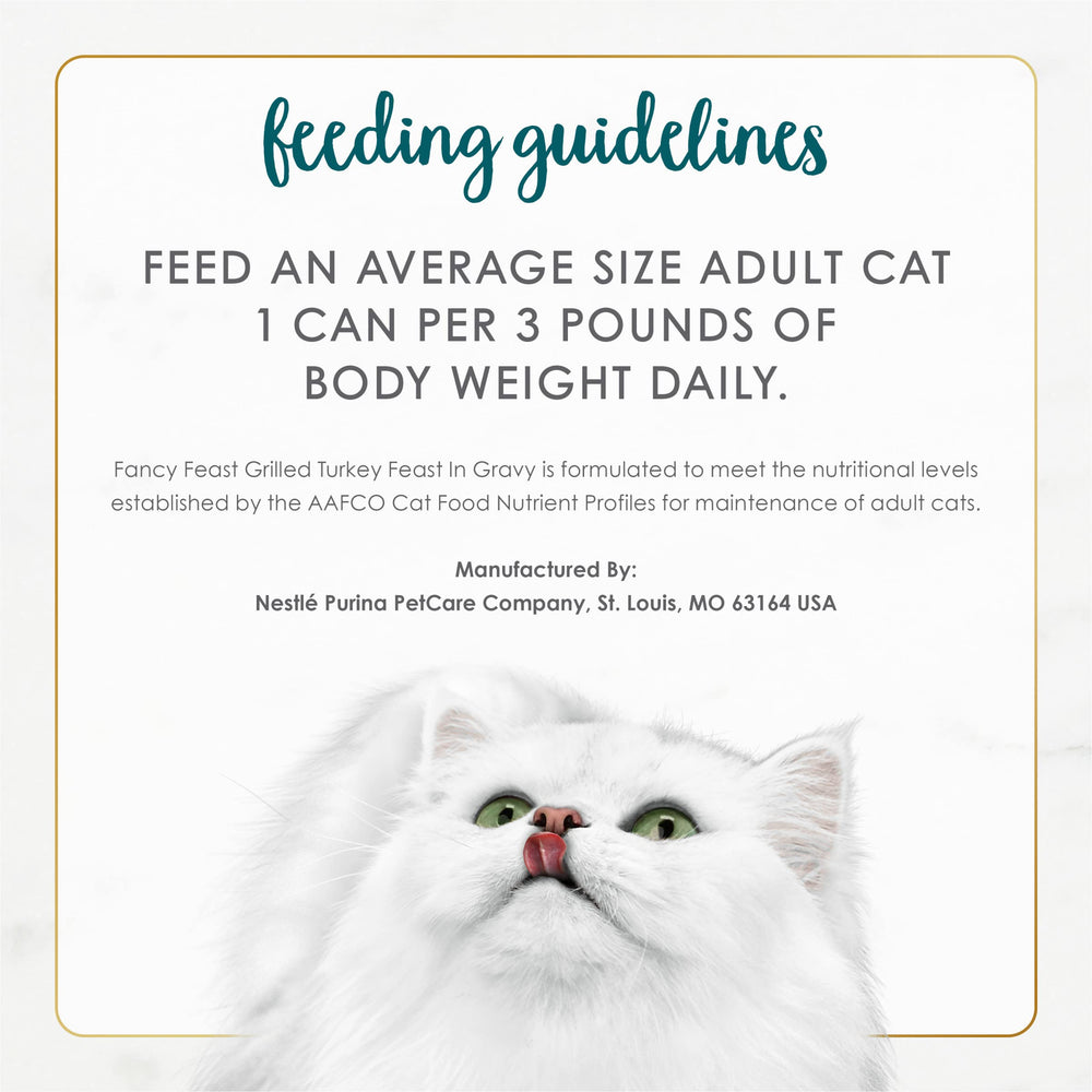 Fancy Feast mains servant la pâtée, simple et hygiénique à utiliser