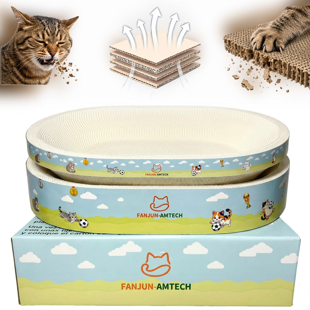 FANJUN-AMTECH griffoir ovale face avant, protège meubles élégamment