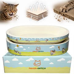FANJUN-AMTECH griffoir ovale face avant, protège meubles élégamment