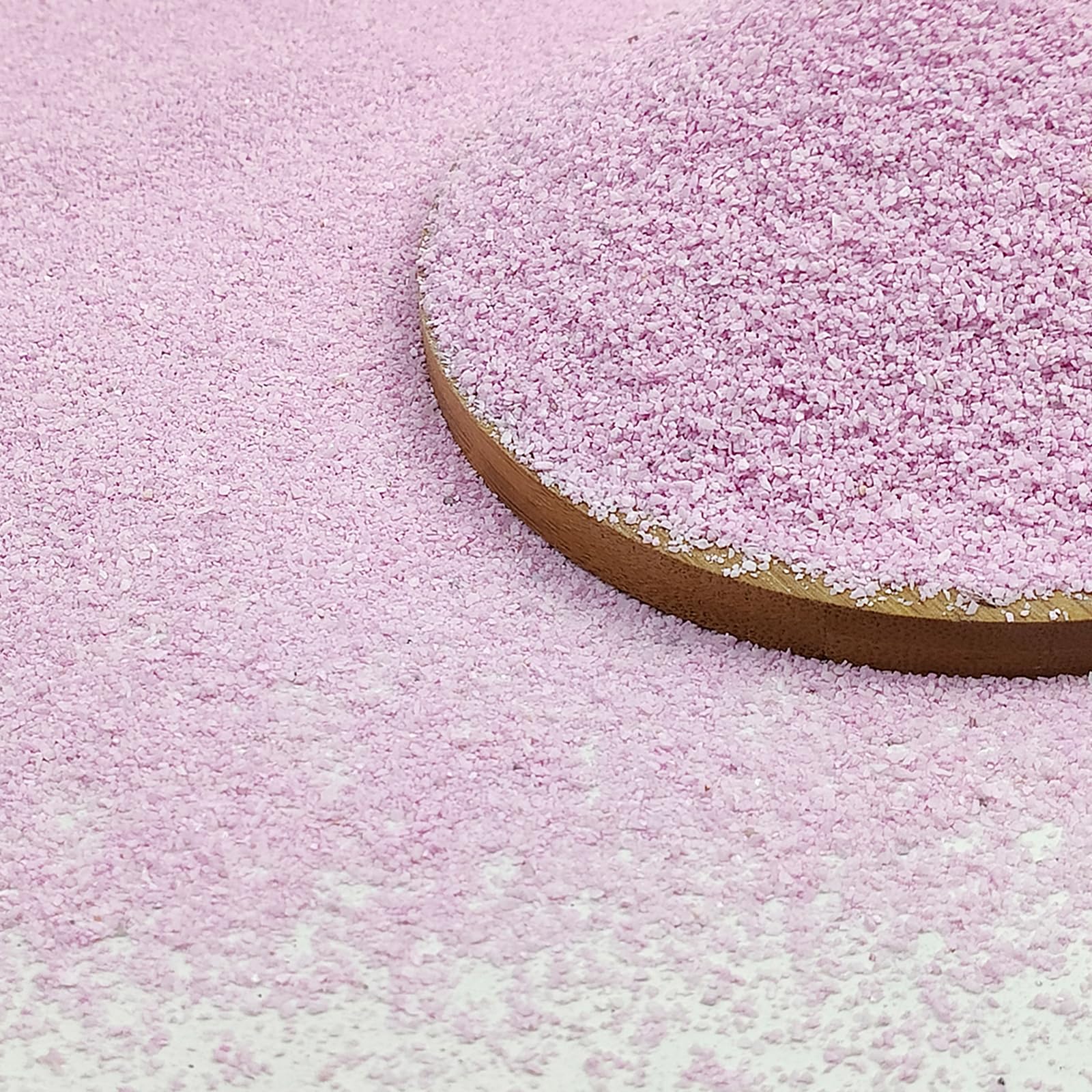 FANTIAN emballage avant du sac de sable rose présentant 5 lbs et étiquette claire
