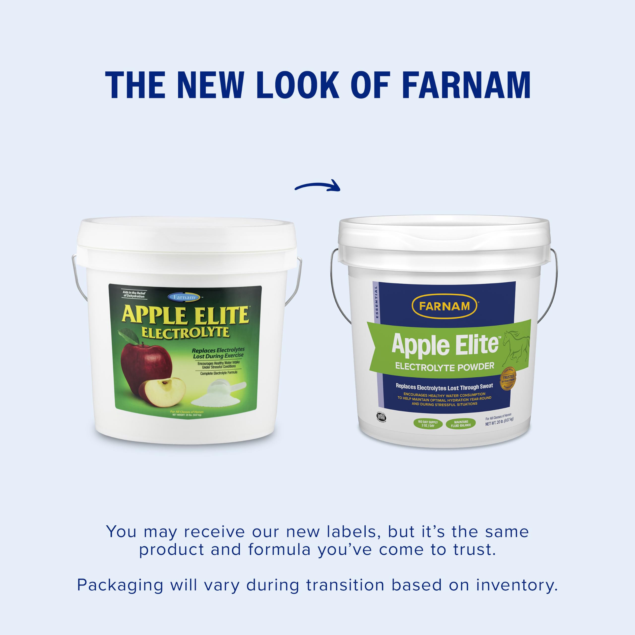 Farnam poudre Apple Elite gros plan texturée illustrant administration facile et appétence