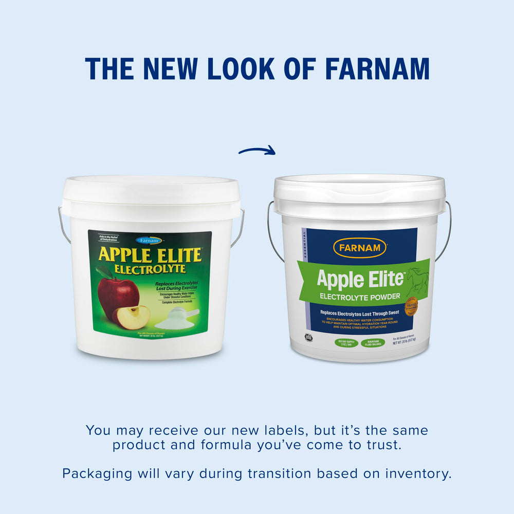 Farnam poudre Apple Elite gros plan texturée illustrant administration facile et appétence