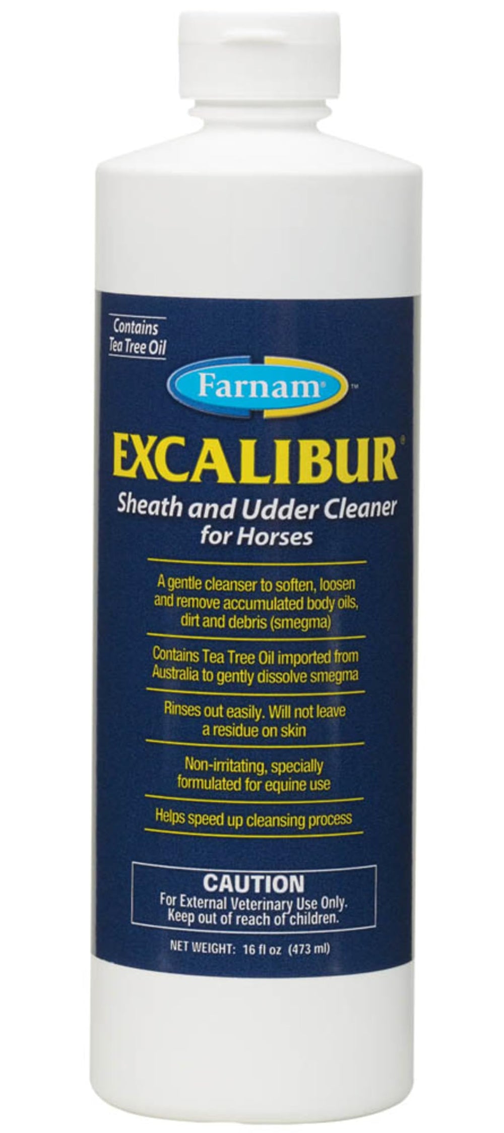 Farnam Excalibur flacon avant montrant l'étiquette et facilité d'utilisation