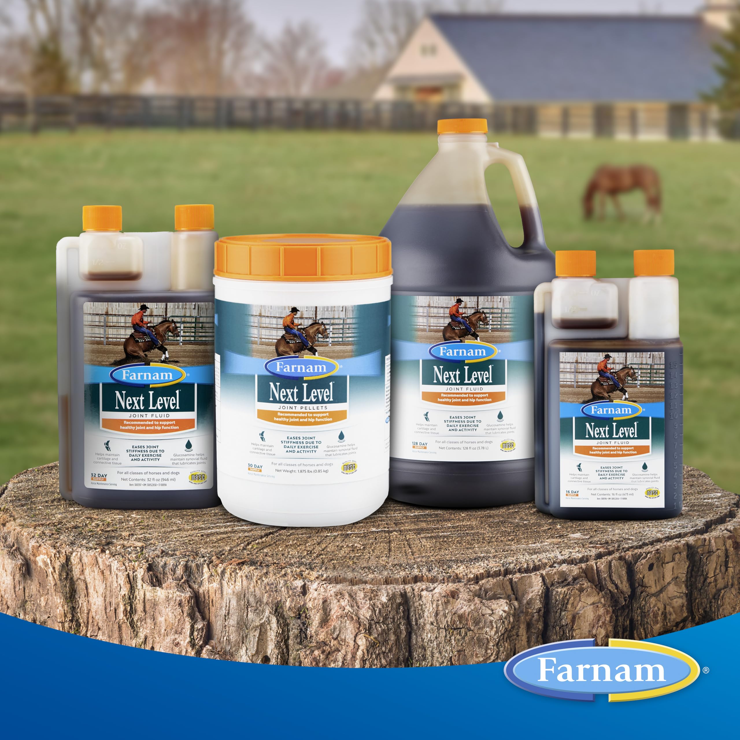Farnam comparaison taille 473 ml pour visualiser quantité fournie