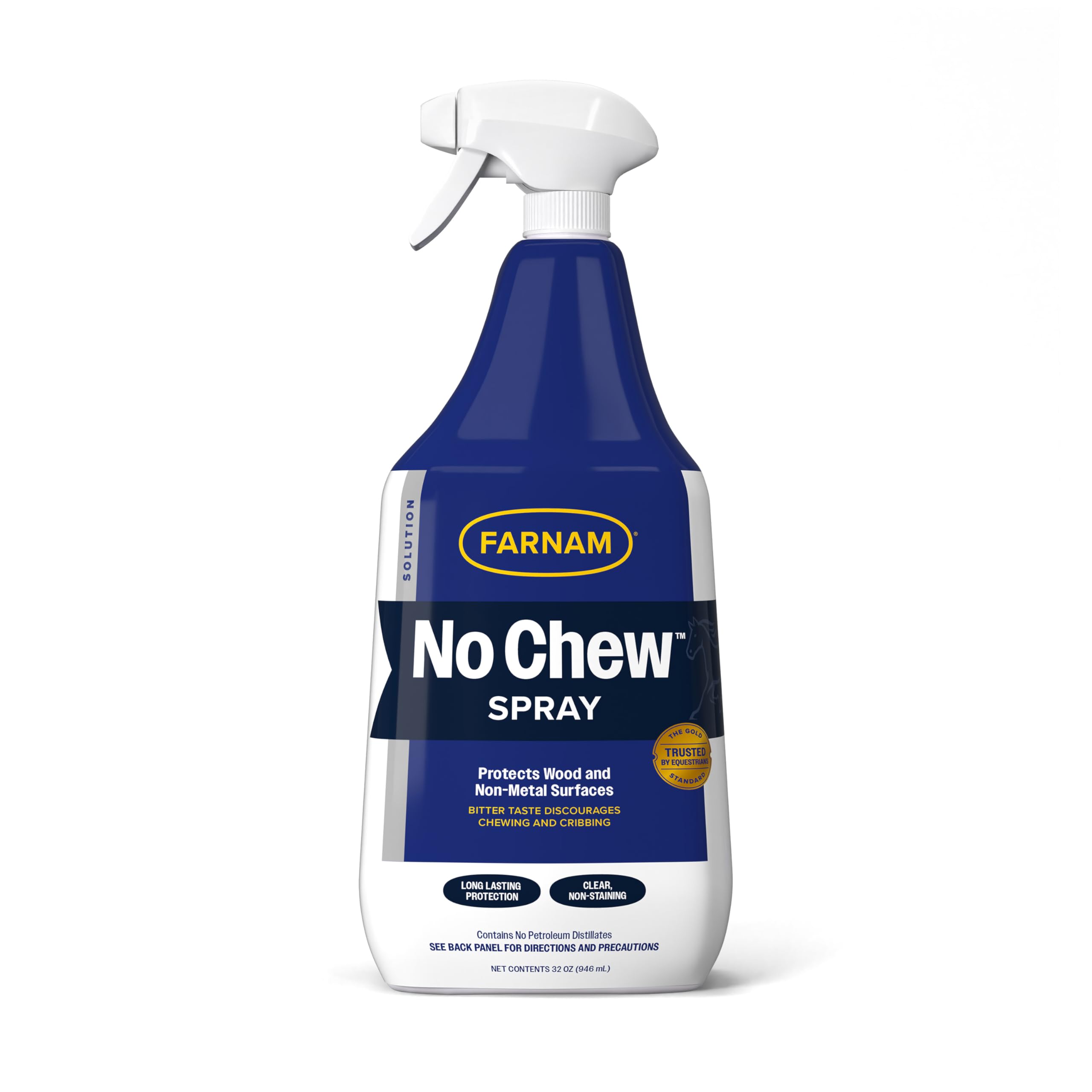 Farnam flacon No Chew 32 oz montrant l’avant et le spray efficace