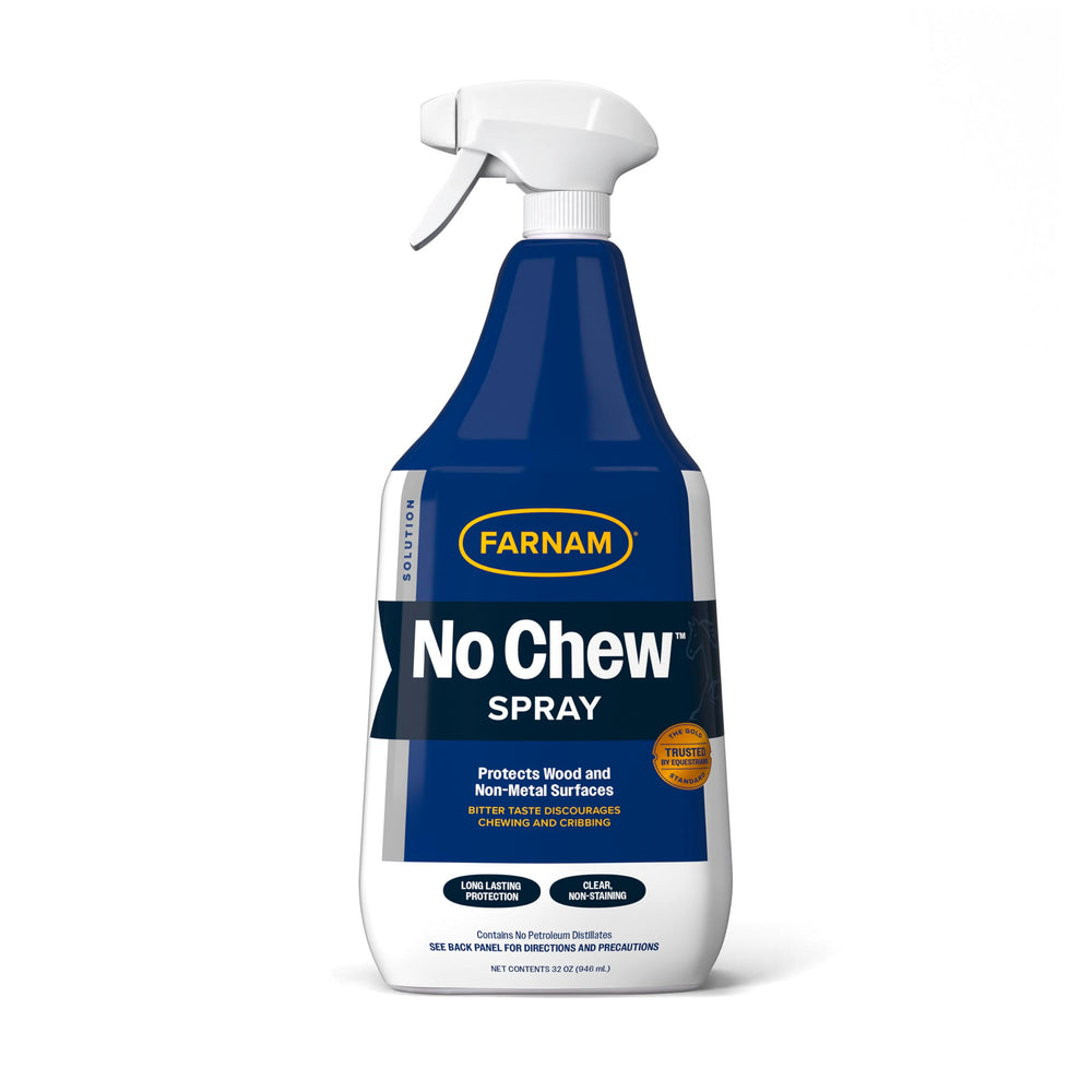 Farnam flacon No Chew 32 oz montrant l’avant et le spray efficace