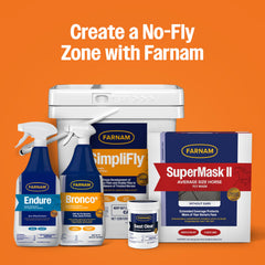 Farnam SuperMask II fermeture double sous la mâchoire offrant maintien sûr