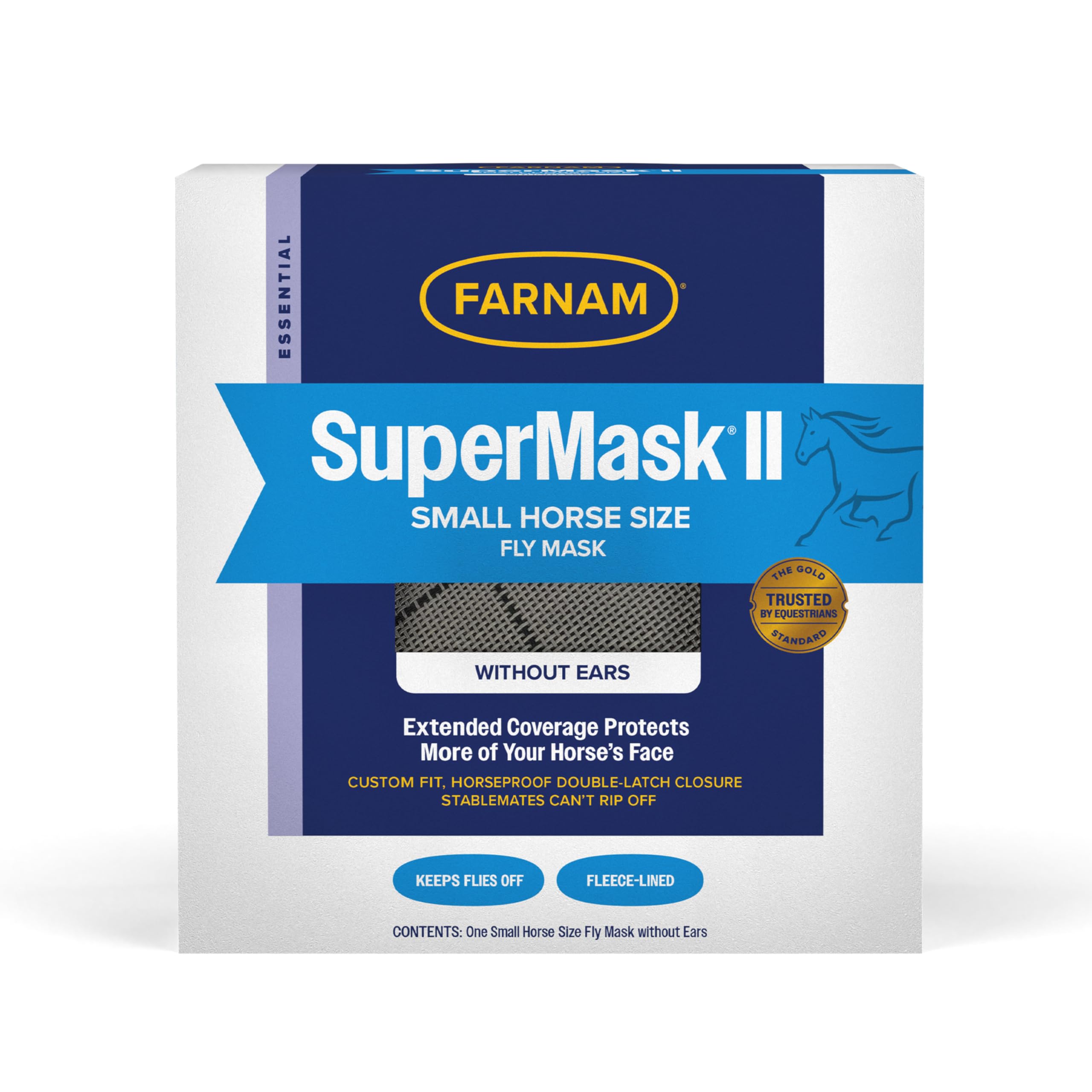 Farnam SuperMask II gros plan sur la maille transparente pour vision claire