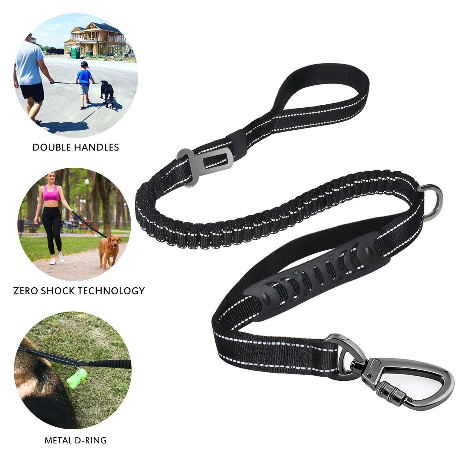 Fashion&cool comparaison d'échelle montrant longueur et compatibilité pour grands chiens
