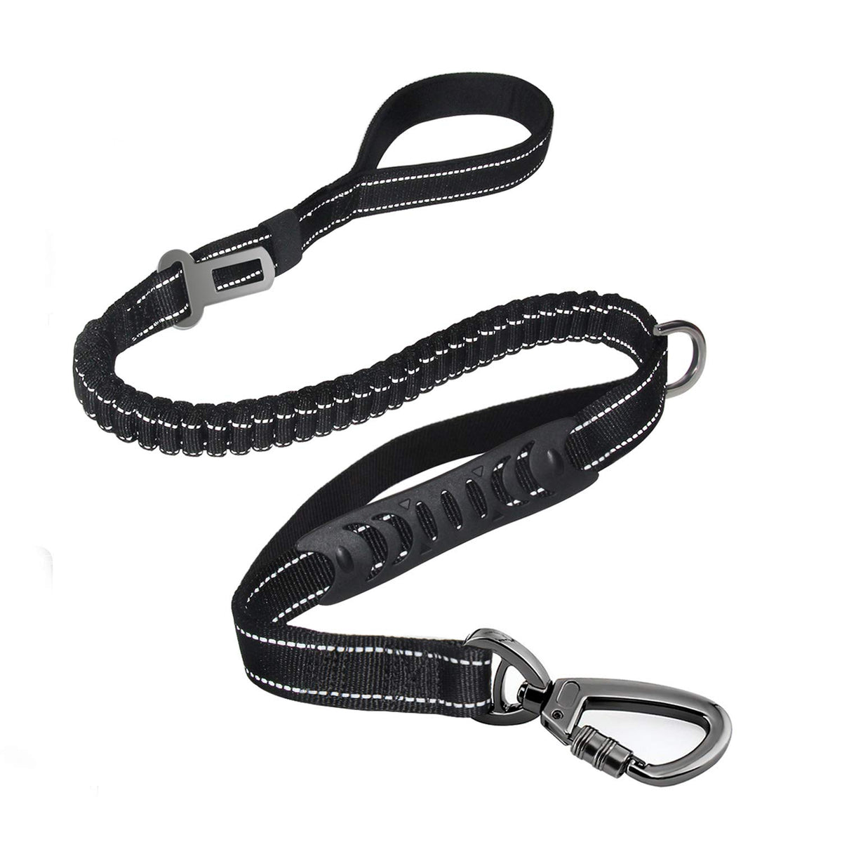 Fashion&cool laisse bungee face avant montrant robustesse et longueur réglable