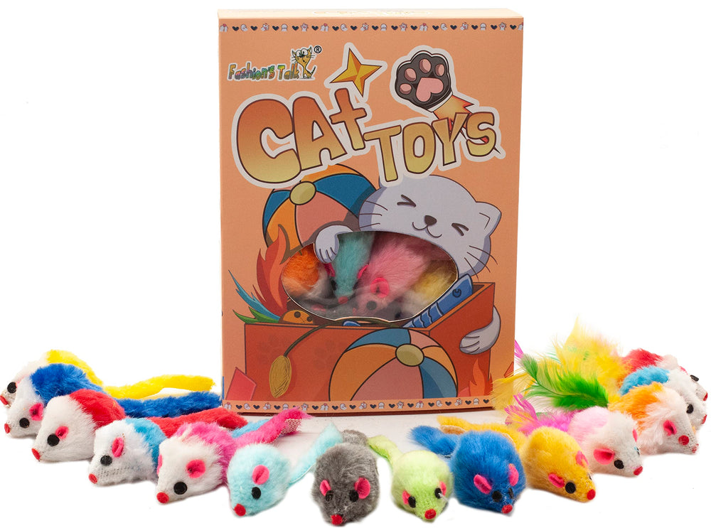 Fashion's Talk groupe de souris étalées, stimulation multiple pour chat