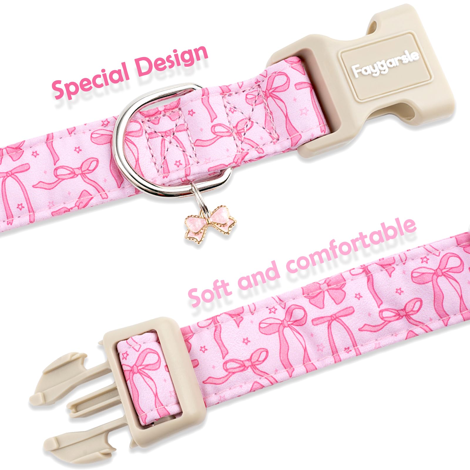Faygarsle collier porté sur chienne confortable et stylé