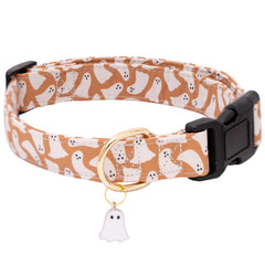 Faygarsle collier avant orange festif montrant le motif et tenue confortable