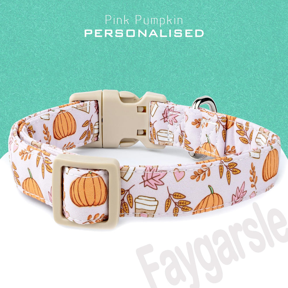 Faygarsle gros plan du motif citrouilles et feuilles, style distinctif