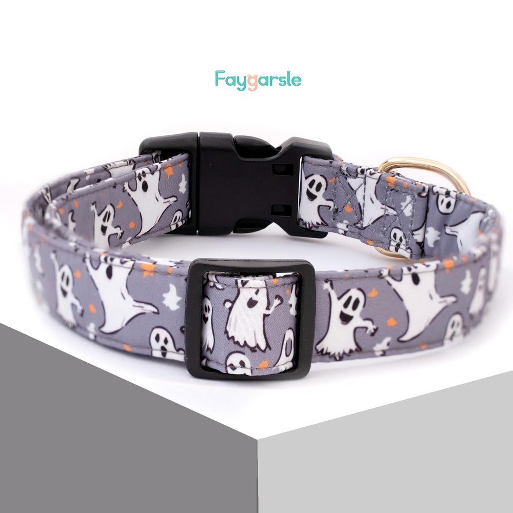 Faygarsle gros plan tissu en coton montrant motif fantômes et douceur
