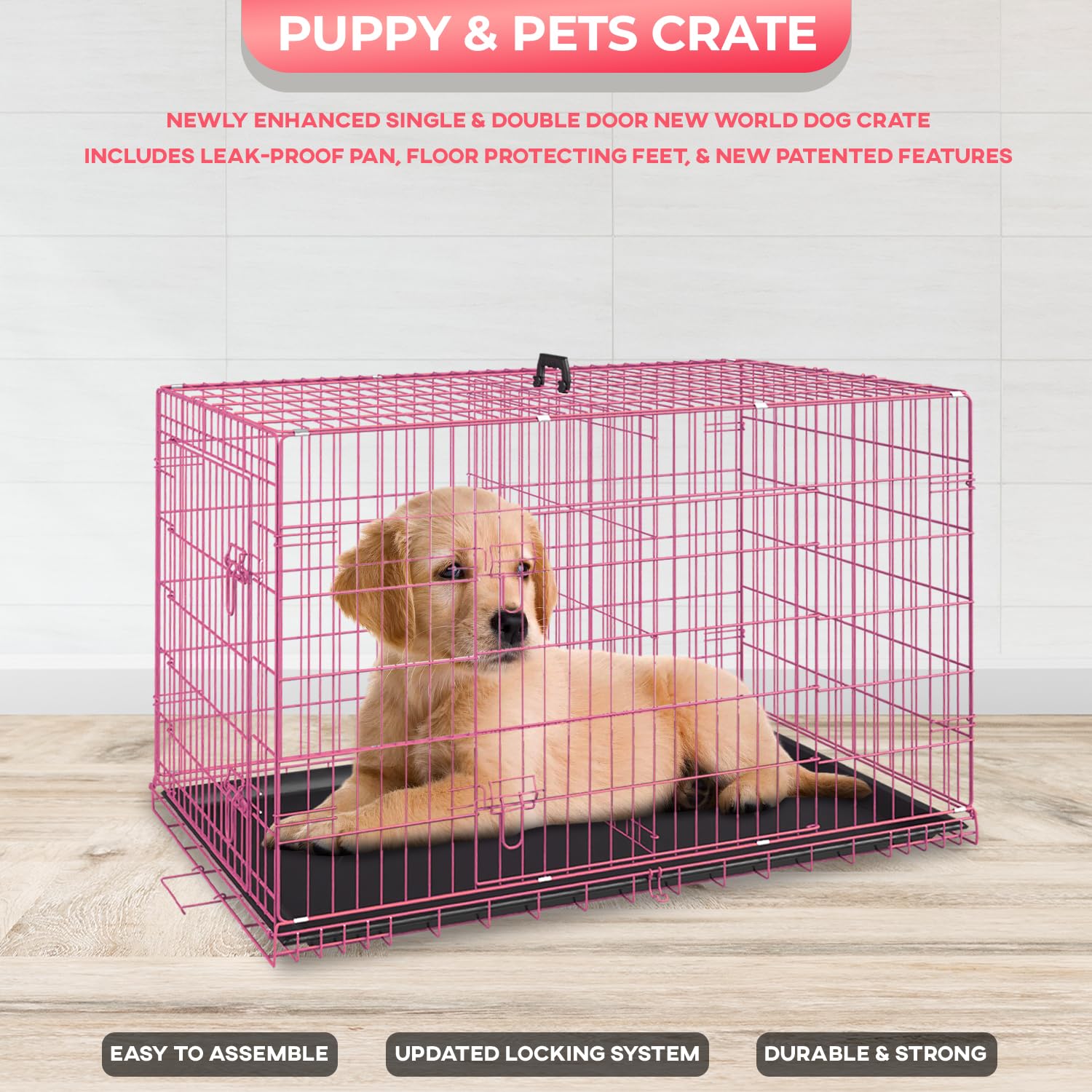 FDW séparateur intérieur réglable optimisant espace pour deux animaux