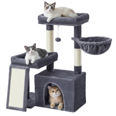 FEANDREA arbre à chat vue d'ensemble compact pour plusieurs chats