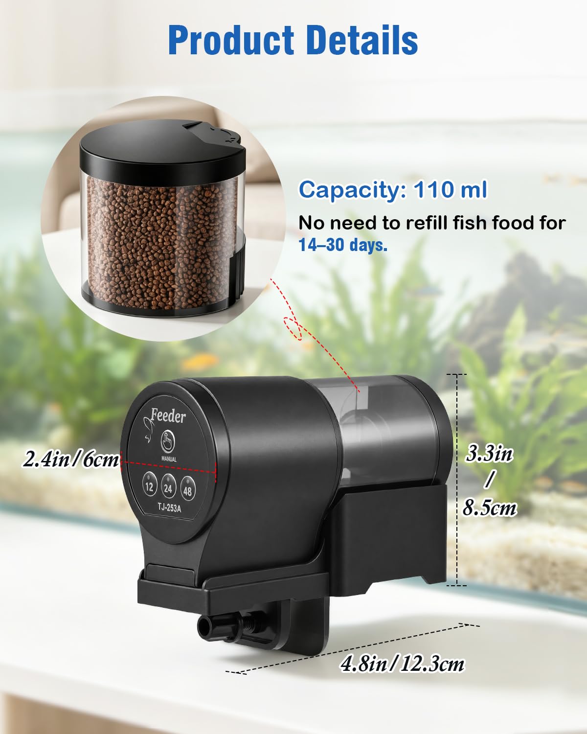 FEDOUR comparaison de taille avec pile AA montrant compacité et autonomie