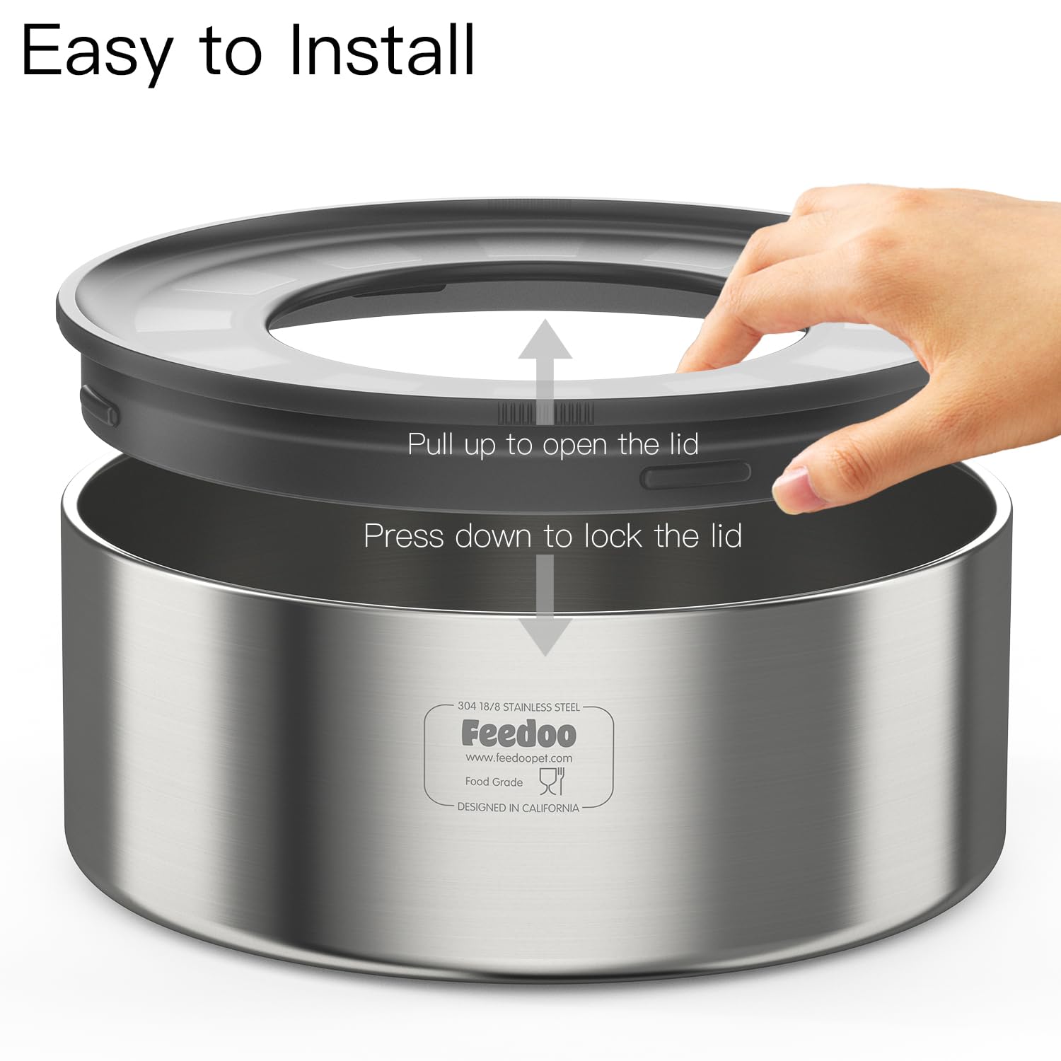 Feedoo bol en nettoyage lave-vaisselle pour entretien facile