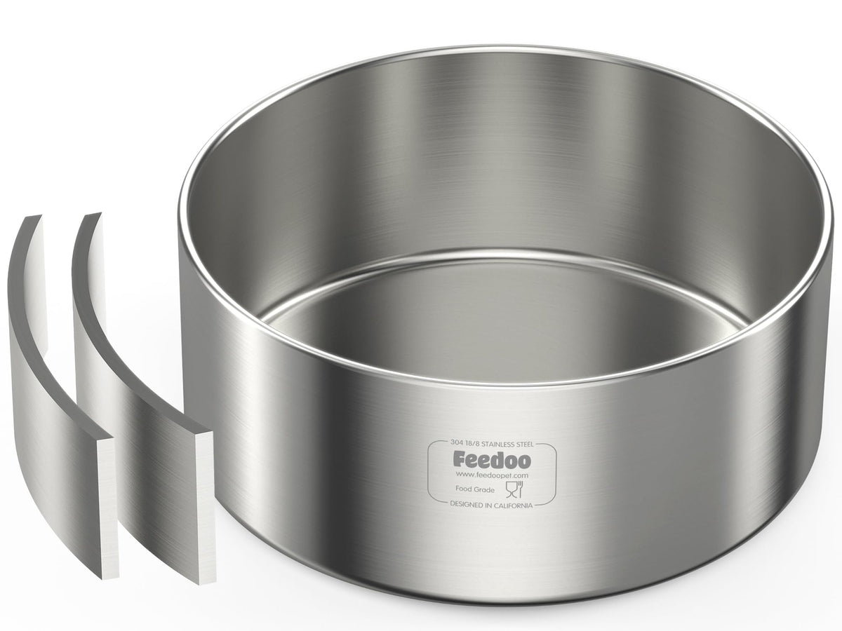 Feedoo gamelle inox face avant montrant design élégant et robustesse