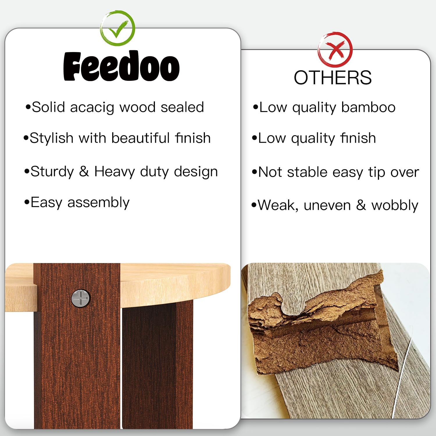 Feedoo support utilisé comme porte-pot de fleurs polyvalent