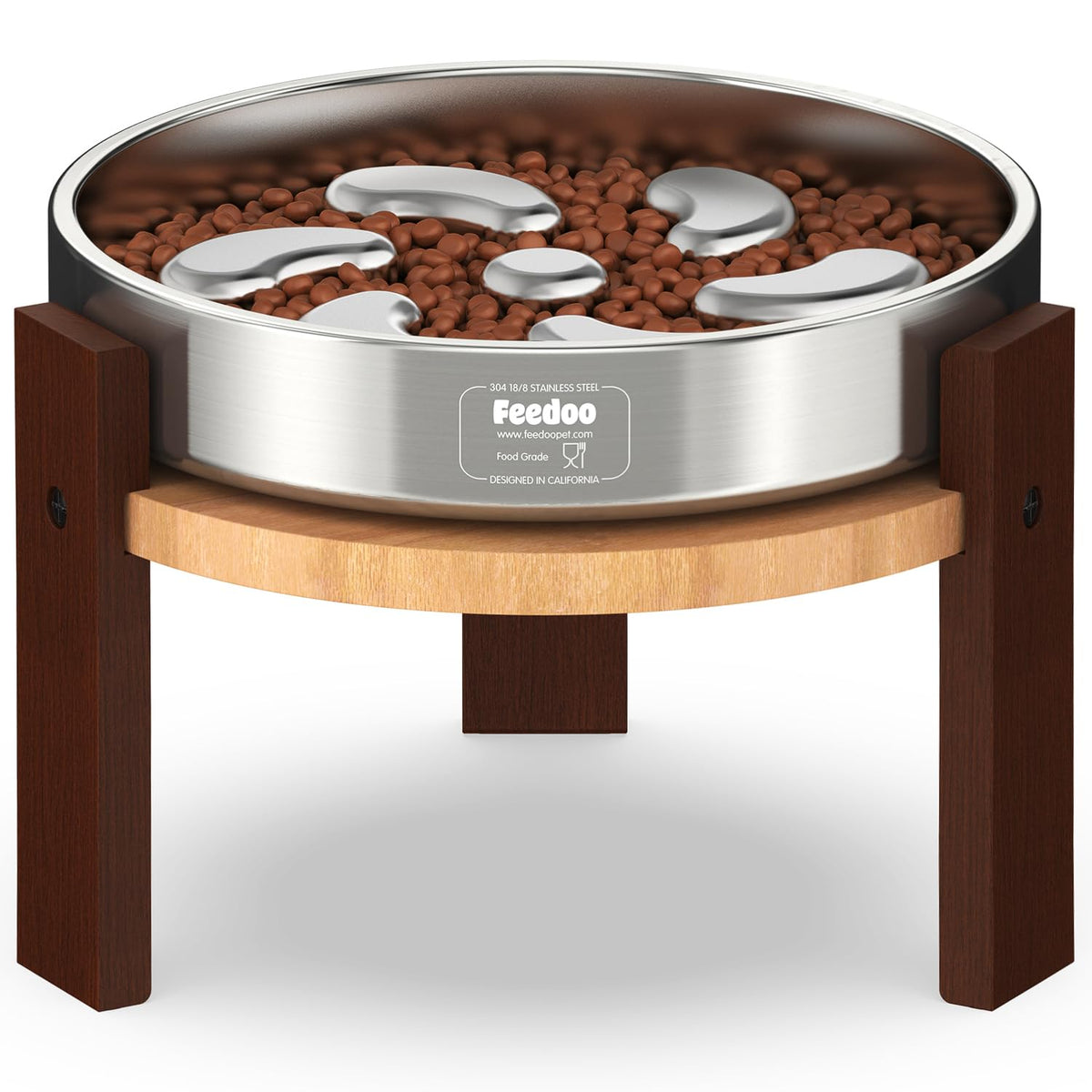 Feedoo support relevé face montrant design élégant et stabilité