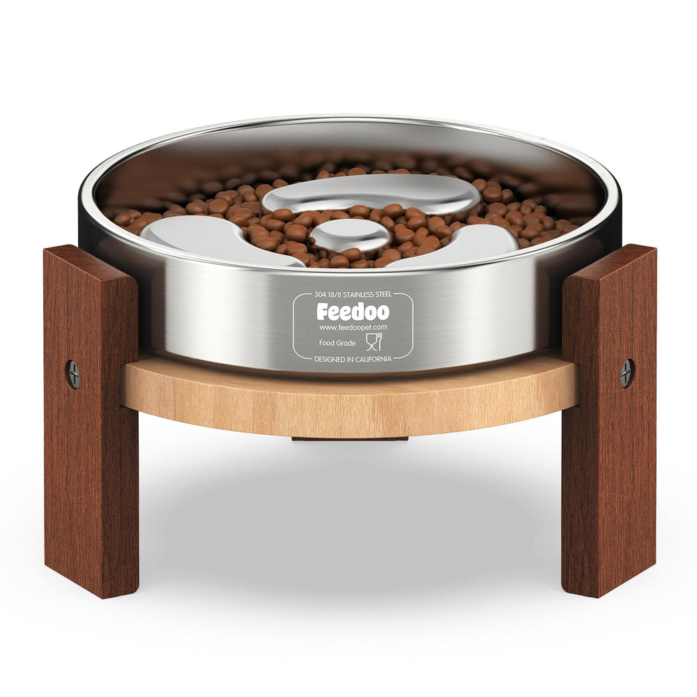 Feedoo support surélevé face montrant stabilité et design