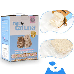 FEELING BEST gros plan sur granulés tofu, texture fine pour absorption rapide