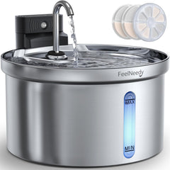 FEELNEEDY fontaine avant en acier inoxydable, design hygiénique et durable