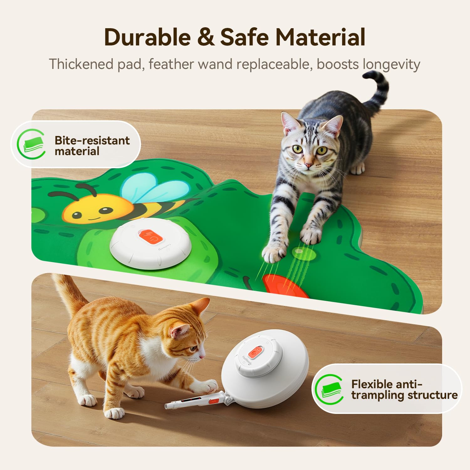 FEELNEEDY matériau ABS renforcé montrant construction durable