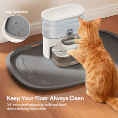 FEELNEEDY tapis en usage avec gamelles pour repas sans éclaboussures