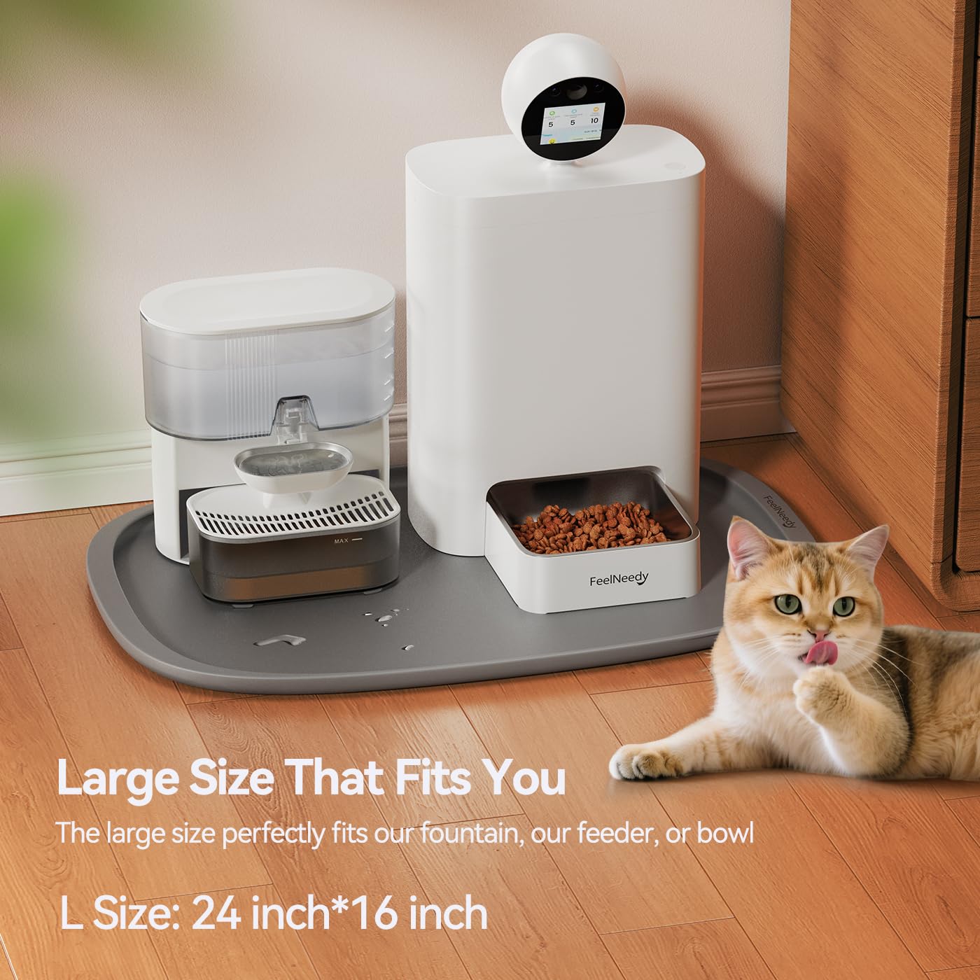 FEELNEEDY tapis plié pour rangement compact et transport facile