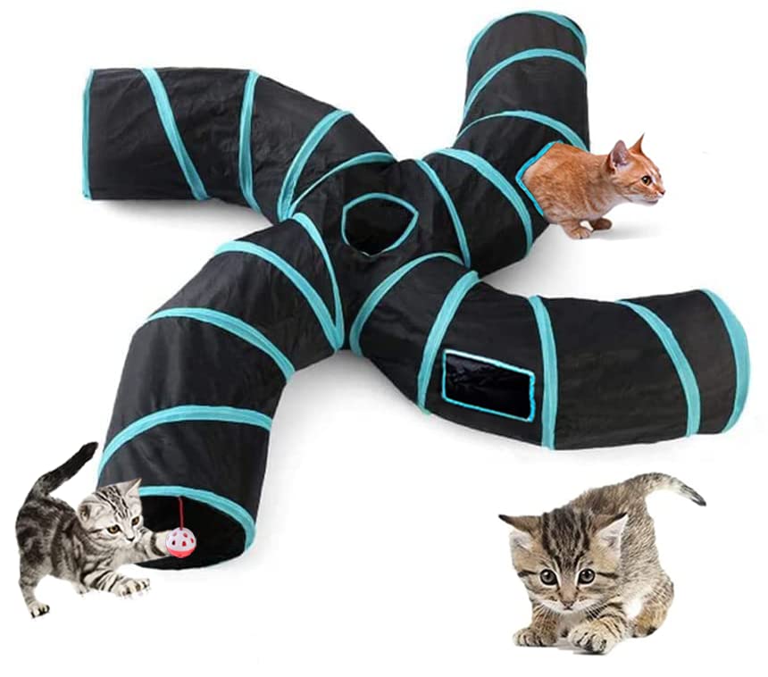 Feesok tunnel plié compact pour rangement facile et transport