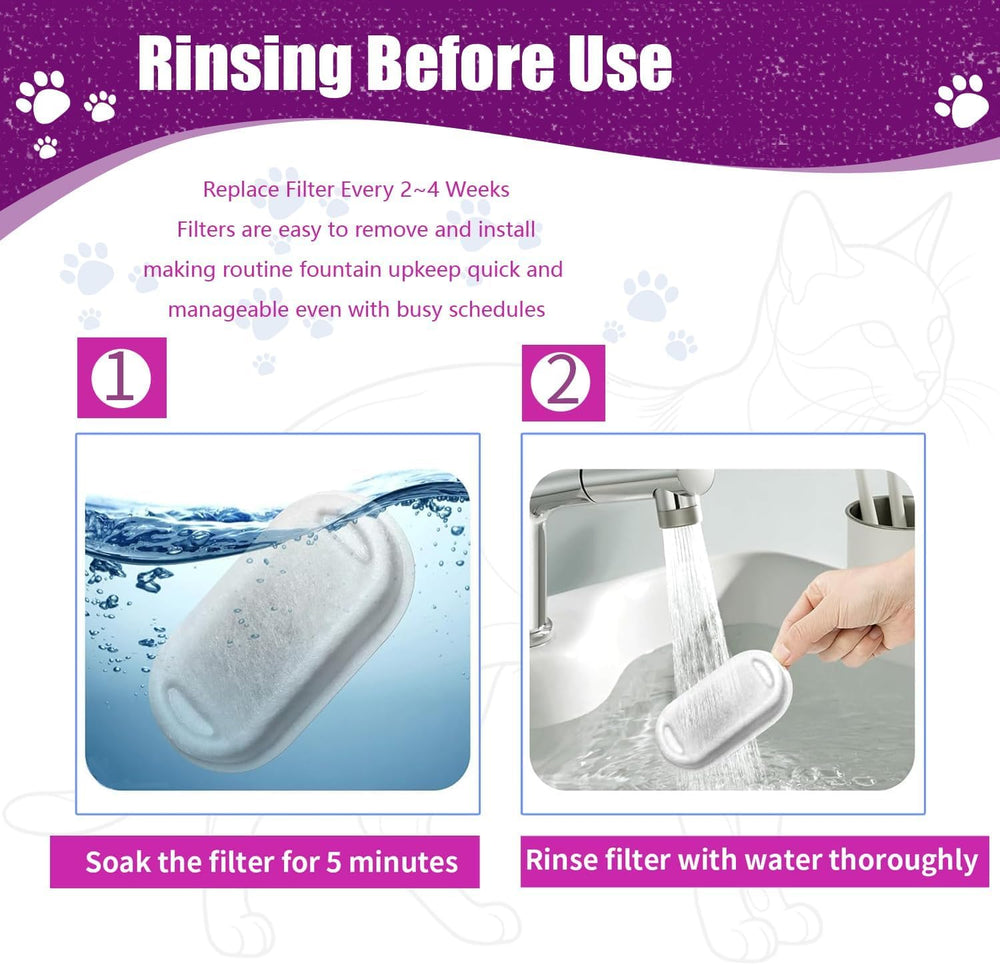 Fehugjue filtre installé dans fontaine en service, eau plus propre visible