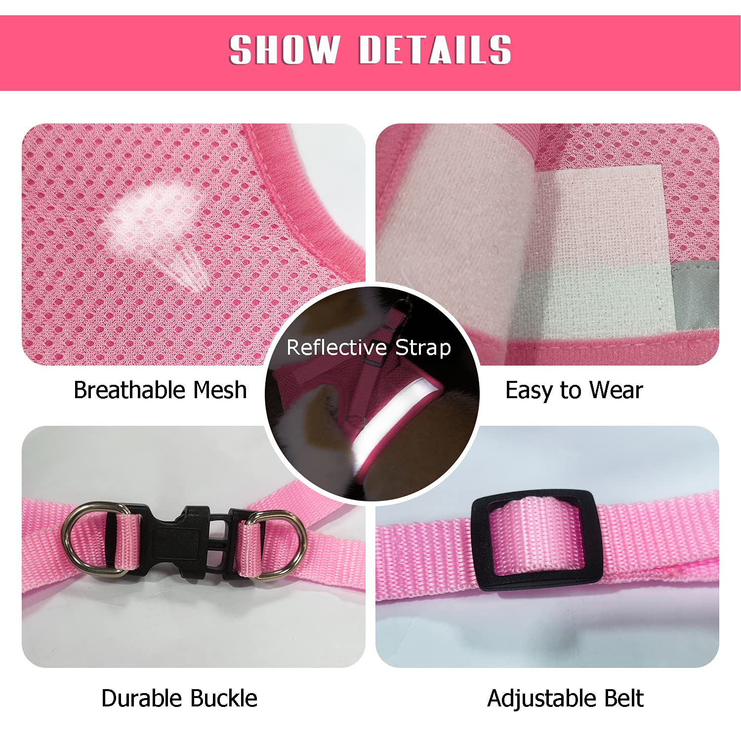 FEimaX fermeture velcro et boucle pour sécurité rapide