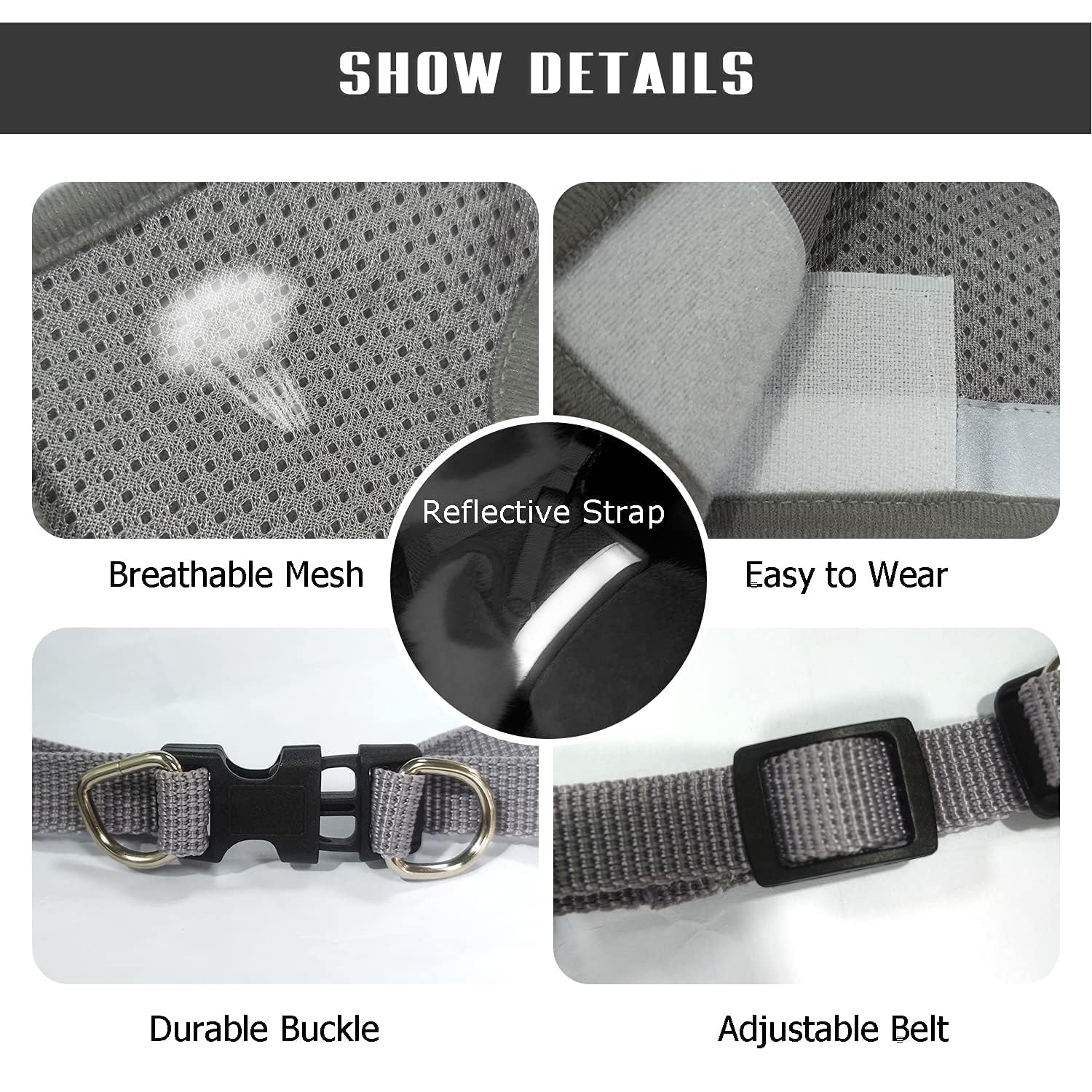 FEimaX détail boucle et velcro assurant fermeture sûre et rapide
